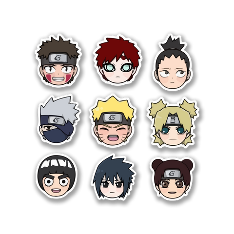 Cute naruto characters Sticker