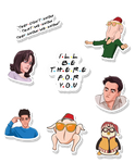 Friends sticker sheet