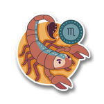 Zodiac Sign Scorpio Sticker