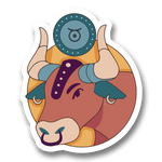 Zodiac Sign Taurus Sticker