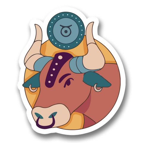 Zodiac Sign Taurus Sticker