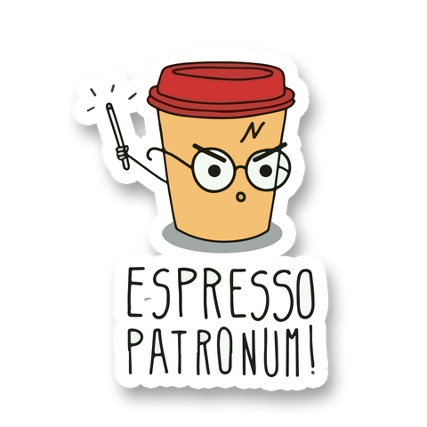 Espresso Patronum ! Sticker