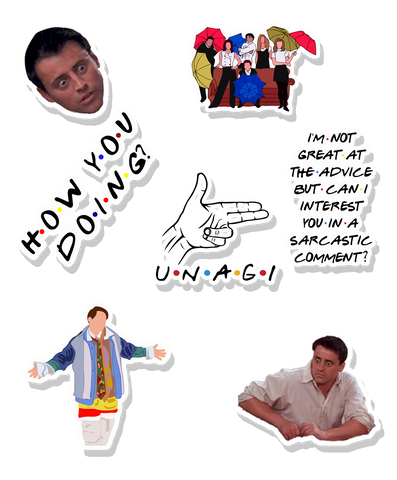 Friends 2 sticker sheet