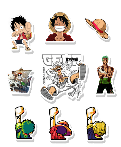 One piece sticker sheet