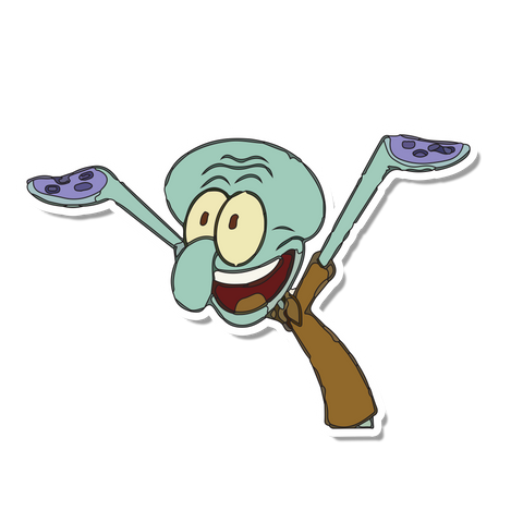 optimistic squidward sticker