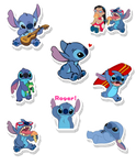 Stitch sticker sheet