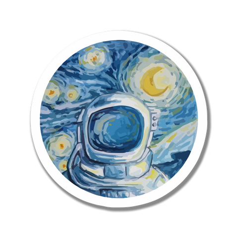 space gogh sticker