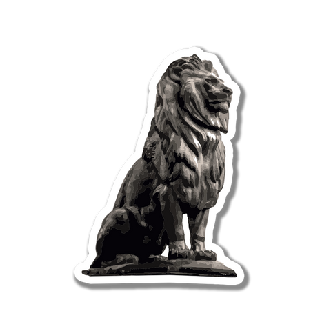 lion of egypt sticker