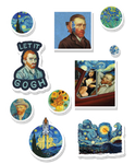 Van gogh sticker sheet