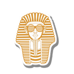 Cool pharaoh sticker