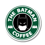 Bat-coffee sticker