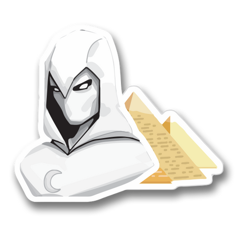 Egyptian Moon Knight Sticker