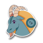 Zodiac Sign Capricorn Sticker