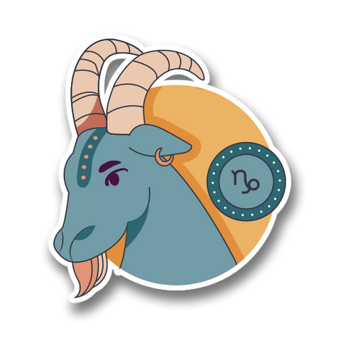 Zodiac Sign Capricorn Sticker