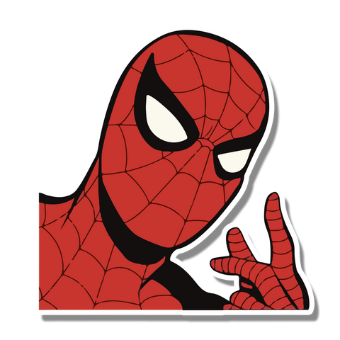 Spidey corner sticker