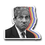 michael scott glitch Sticker