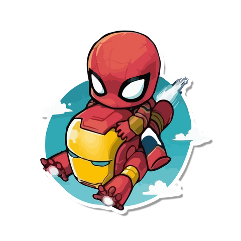 Spidey ride sticker