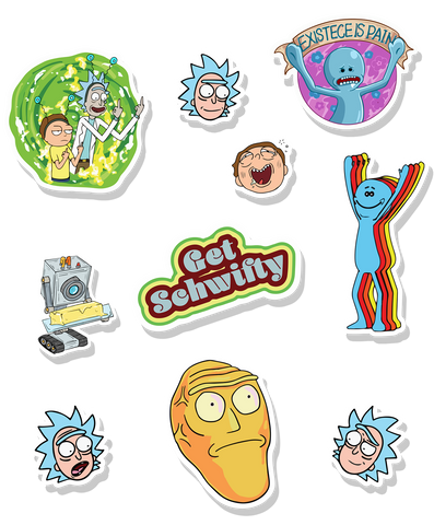 Ricky sticker sheet