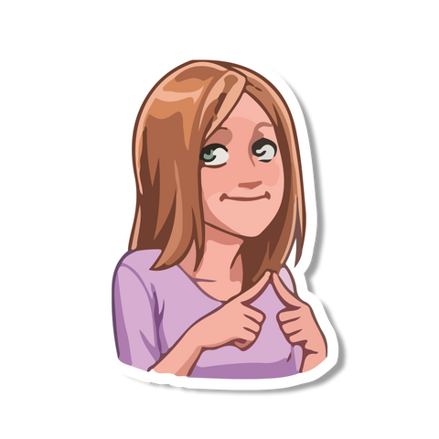 Rachel Green Sticker