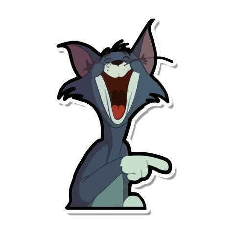 Tom Laugh sticker