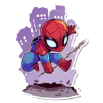 Spidey Flex sticker