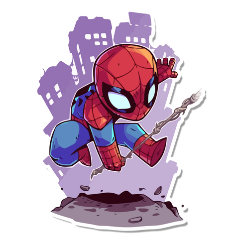 Spidey Flex sticker