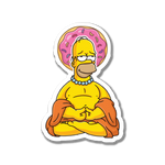 homer meditation sticker