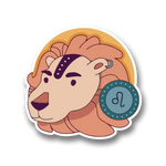 Zodiac sign Leo Sticker