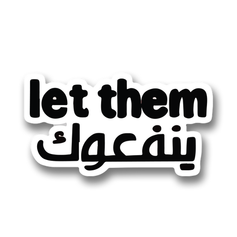 Let them yenf3ok Sticker