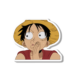 Luffy lying Sticker