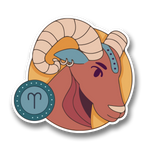 Zodiac Sign Aries Sticker