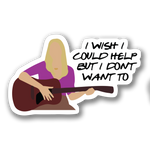 I wish sticker