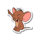 Jerry Laugh sticker