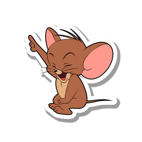 Jerry Laugh sticker