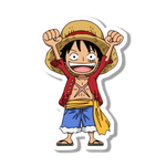 mini luffy Sticker