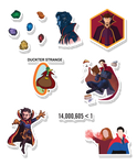 Dr. Strange sticker sheet