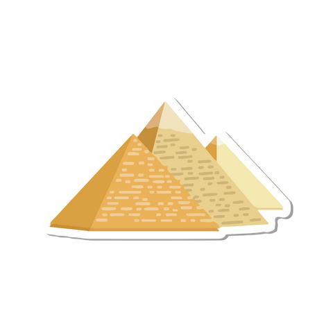 Pyramids sticker