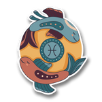 Zodiac sign Pisces Sticker