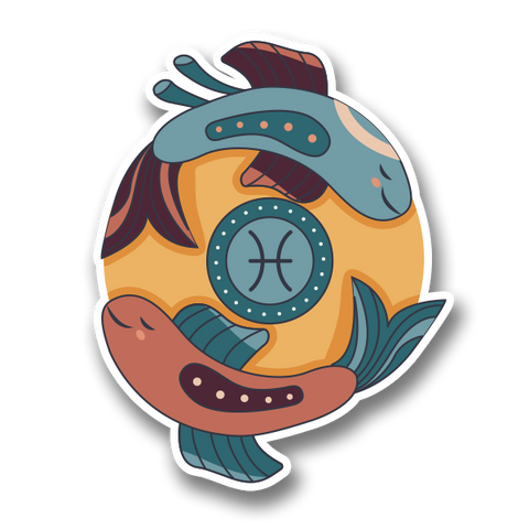 Zodiac sign Pisces Sticker