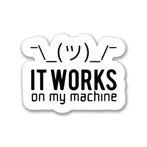 it works Sticker