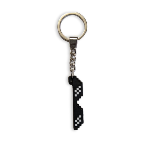 Thug-life Glasses Keychain