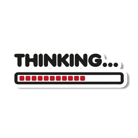 Thinking Sticker