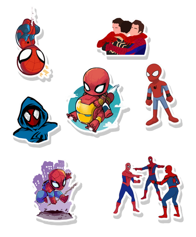 Spidey sticker sheet