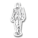 Moon Knight suit Sticker