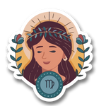 Zodiac Sign Virgo Sticker