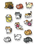 Cute Cats sticker sheet