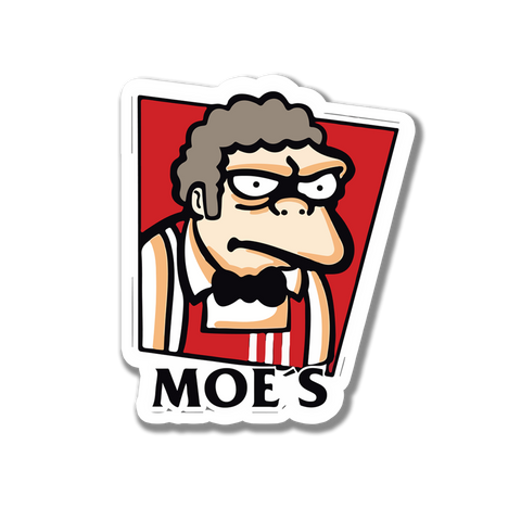 Moe's sticker