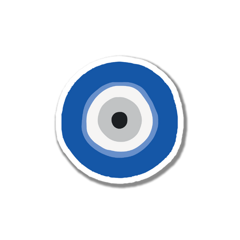 blue eye sticker